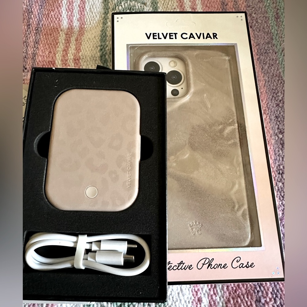 Velvet caviar iPhone 14 pro max bundle